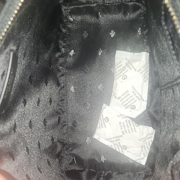 Kate Spade Joeley Black Glimmer Small Satchel and Cardholder - Picture 9 of 13